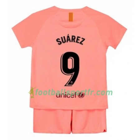 Tenue Barcelone Suarez 9 Enfant Troisieme 2018-2019 Maillot de Foot